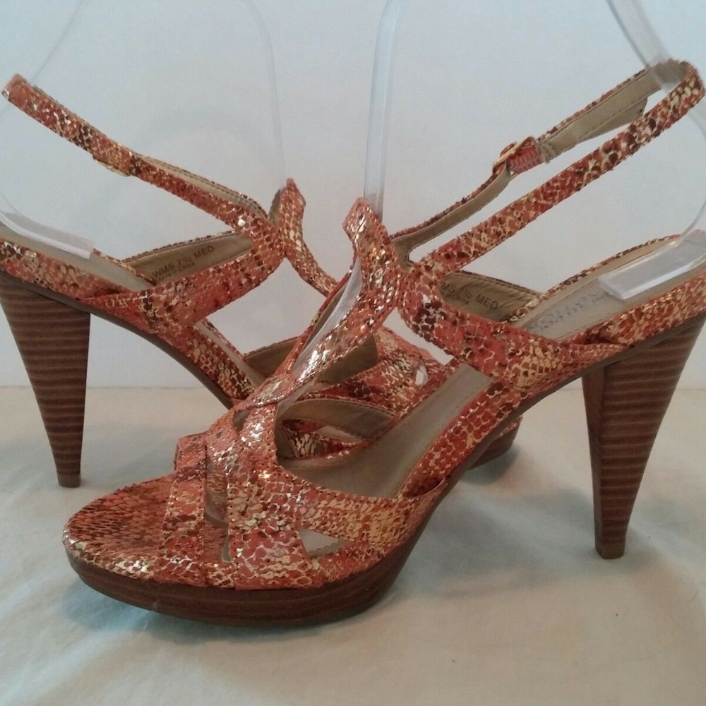 Kenneth Cole Sandal Coral Snake Slingback 7.5